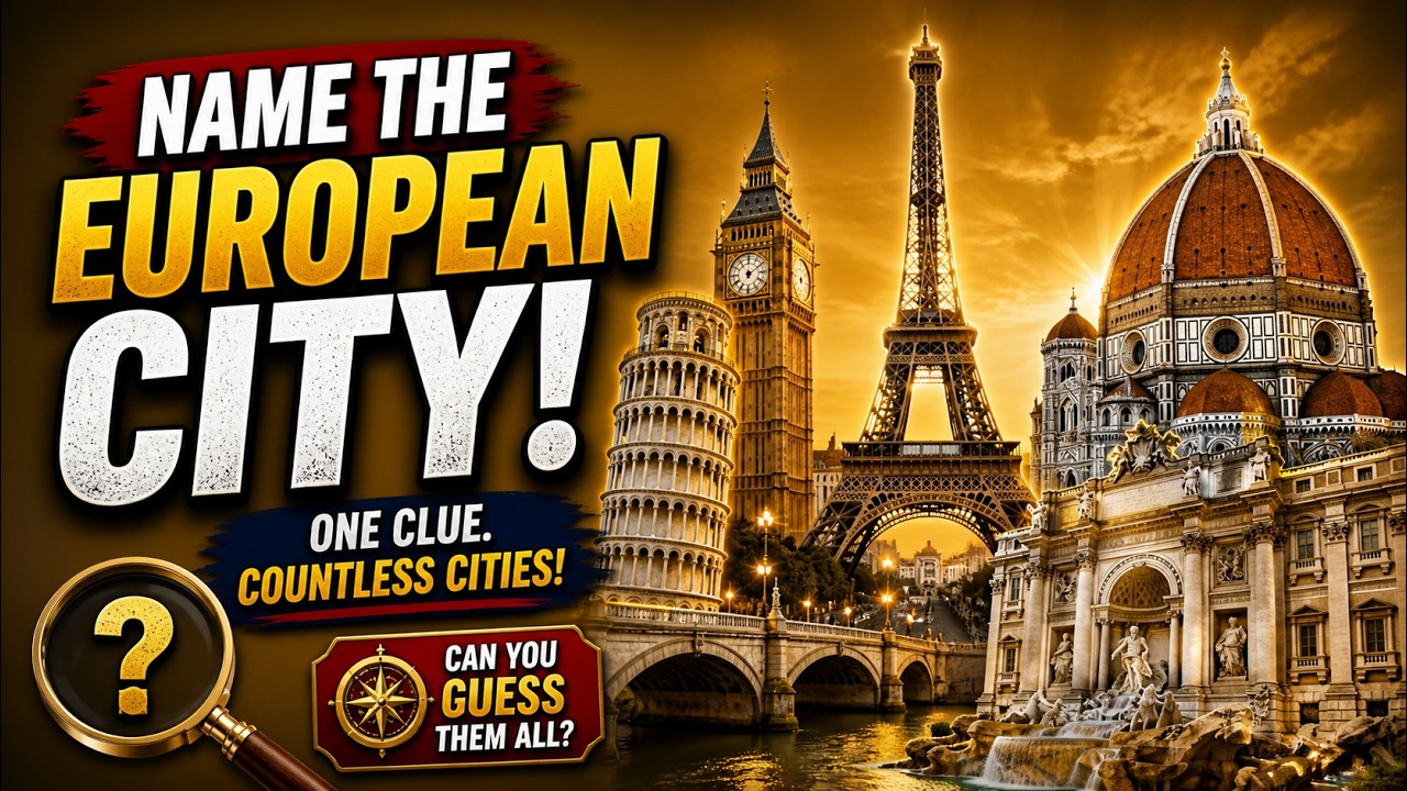 20 Difficult Questions About European Cities – Can You Get Them All? | Travel Trivia  Capital Cities