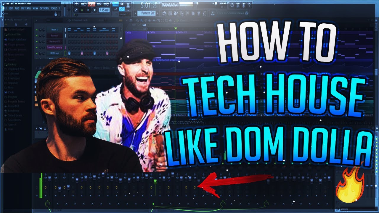 HOW TO TECH HOUSE DROP LIKE DOM DOLLA [FL Studio]
