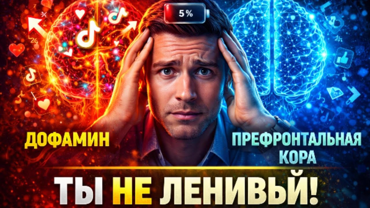 5 способов хакнуть лень через дофамин: Наука самоконтроля 2026