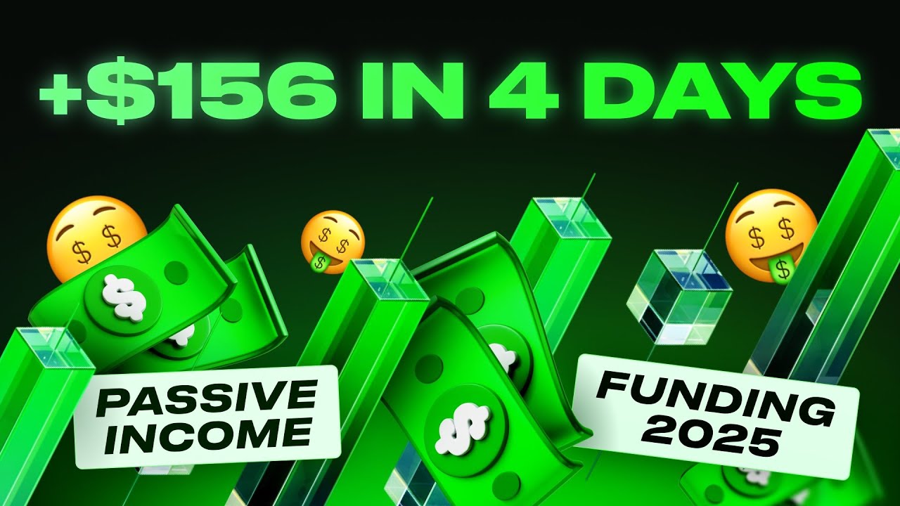 $156 Passive Profit in 4 Days! | Real Funding Case Study 2025