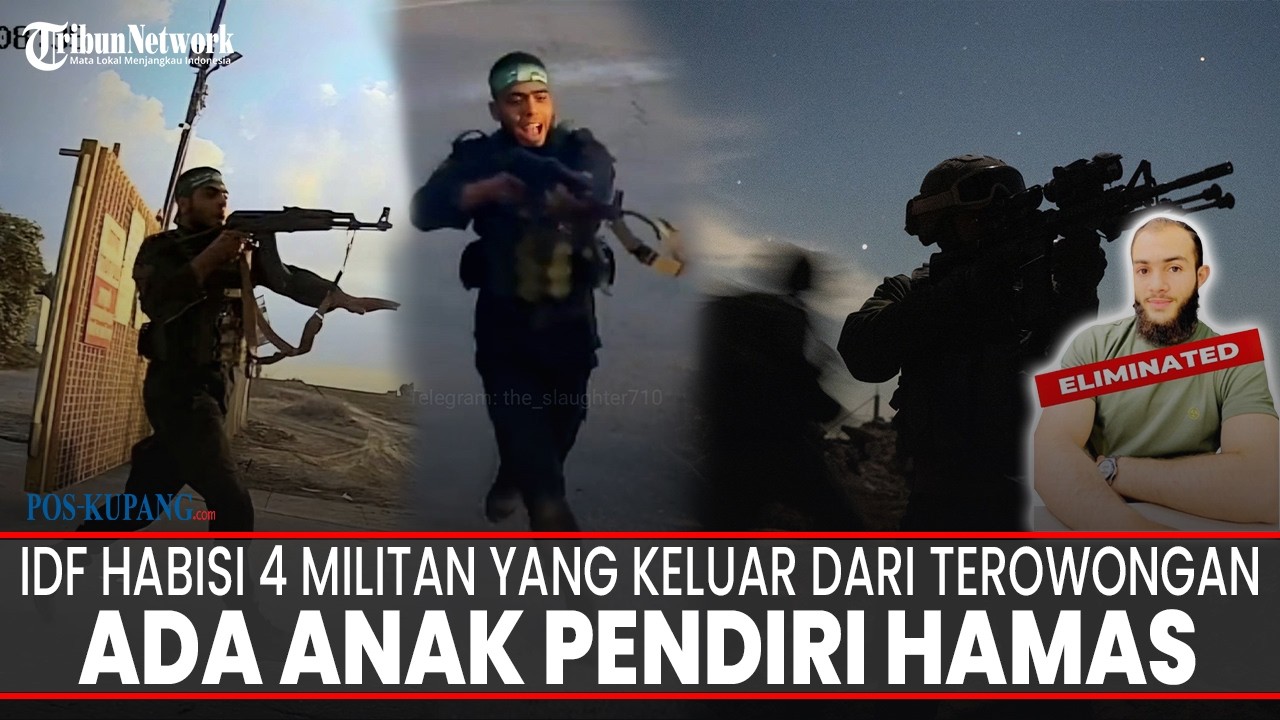 🔴LIVE MANCANEGARA: IDF Habisi 4 Militan yang Keluar dari Terowongan Gaza, Ada Anak Pendiri Hamas