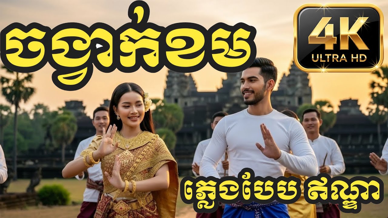 🎵ពិរោះណាស់! 🎸(ចង្វាក់ខម)ភ្លេងបែបឥណ្ឌា 4K Ultra HD