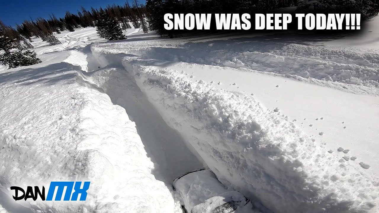 TRENCHING ALL DAY | Deep snow riding!