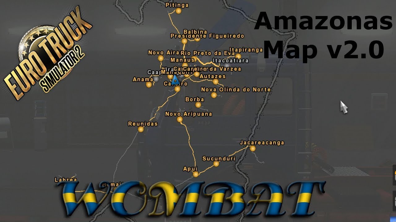 ETS2 - Amazonas map v2.0