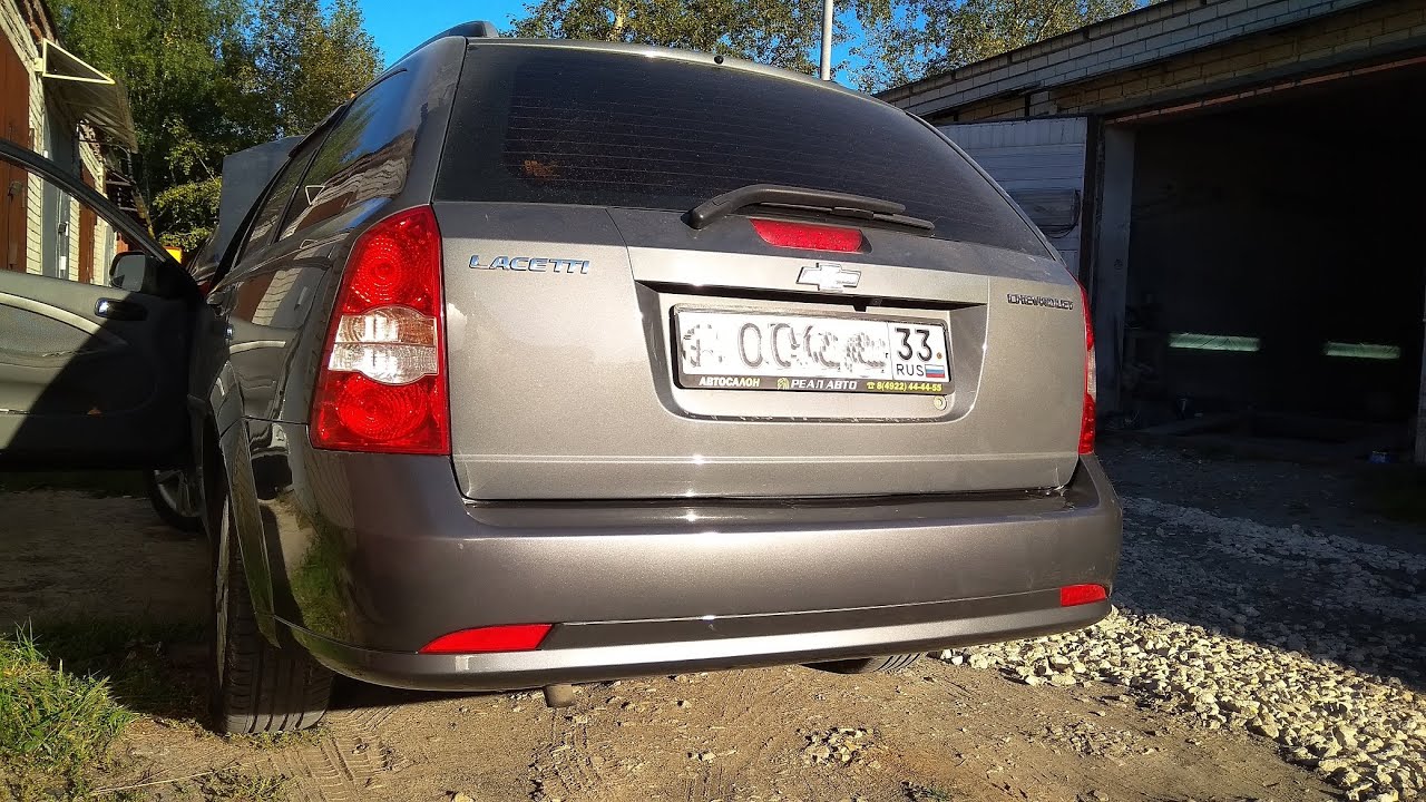 Как снять задний бампер Шевроле Лачетти универсал Chevrolet Lacetti