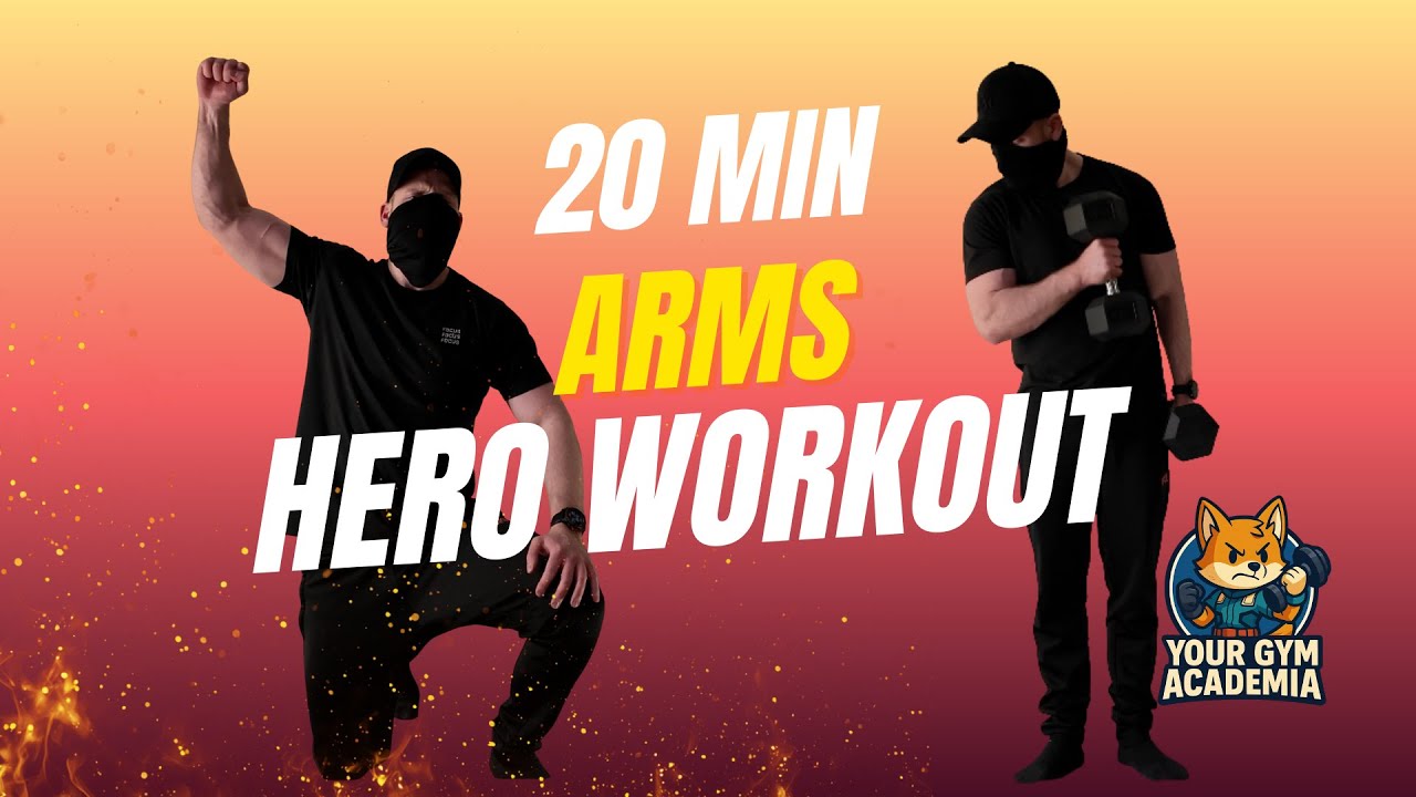 20 Min Hero Arm Workout | Shoulders, Biceps & Triceps | Dumbbell Home Workout