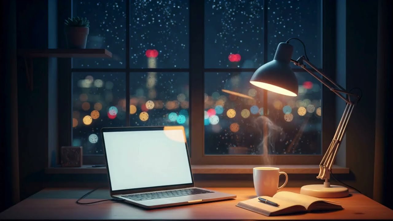 Late Night Desk Jazz 🌙 Minimal Background Music for Deep Focus & Coding
