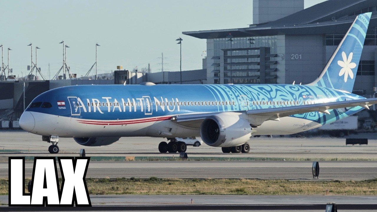 Golden Hour to Night Lights at LAX! A380s, A350s, 777s & Rare Liveries | 4K Plane Spotting!
