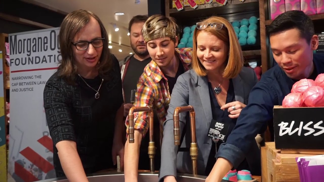 Morgane Oger Foundation working with Lush Cosmetics for Trans Human Rights