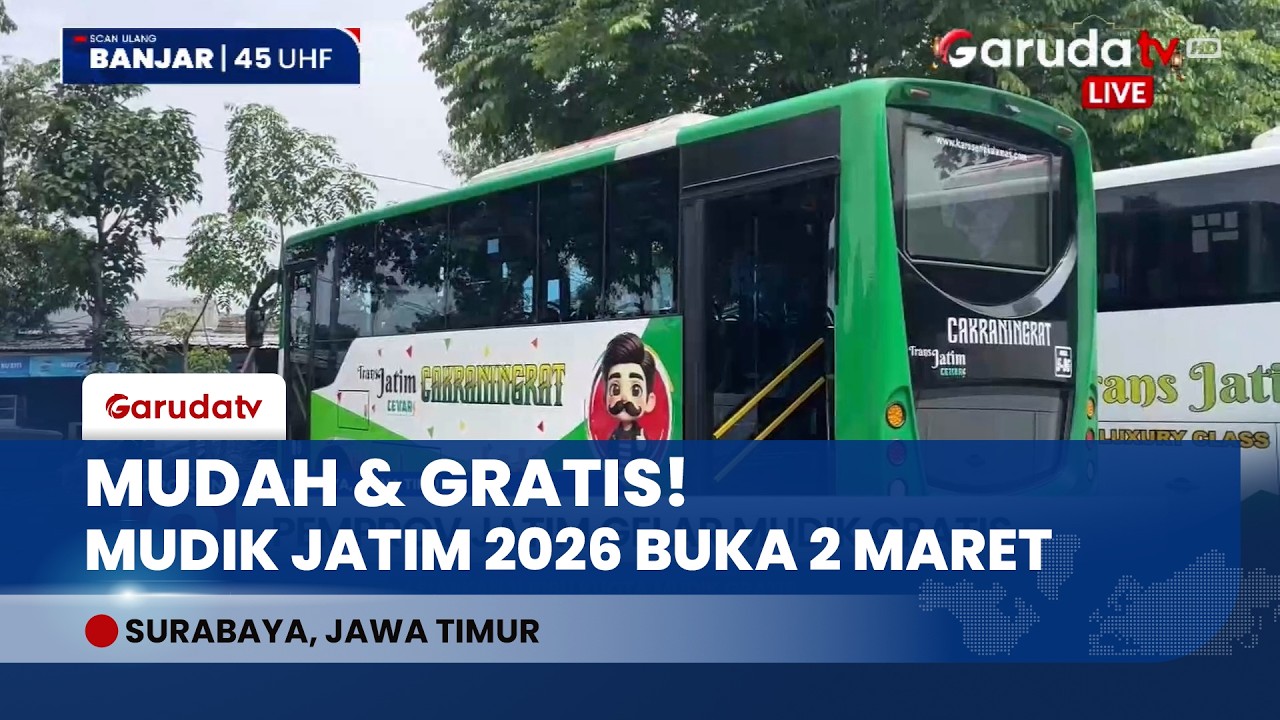 Siap-siap! Pemprov Jatim Buka 11 Ribu Kuota Mudik Gratis 2026, Catat Jadwal Pendaftarannya!