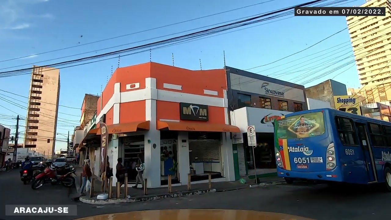 Ruas de Aracaju-SE_Vídeo 03 de 03. Gravado em 07/02/2022.