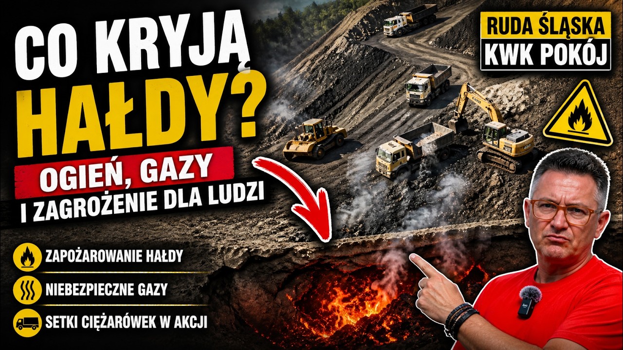 Co kryją hałdy? Ogień, gazy i zagrożenie dla ludzi