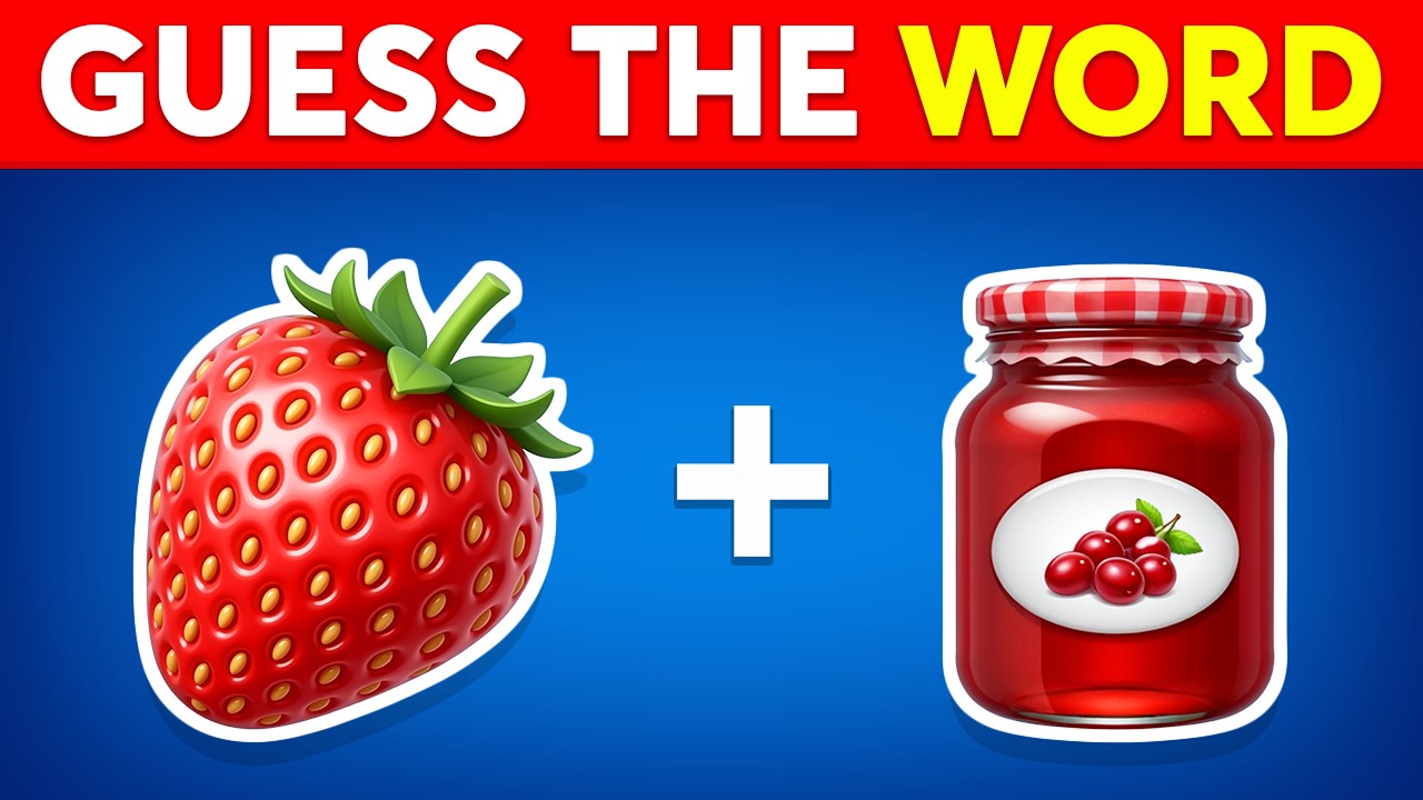 Guess the Word by Emoji? 🤯🤔 Only 1% Can Solve This!