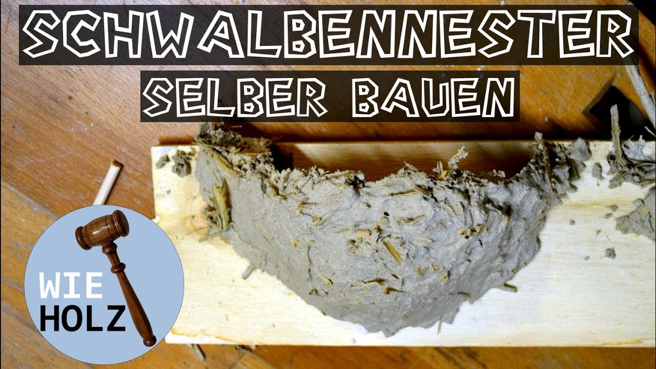 Schwalbennester selber bauen - Ganz einfach zum anschrauben