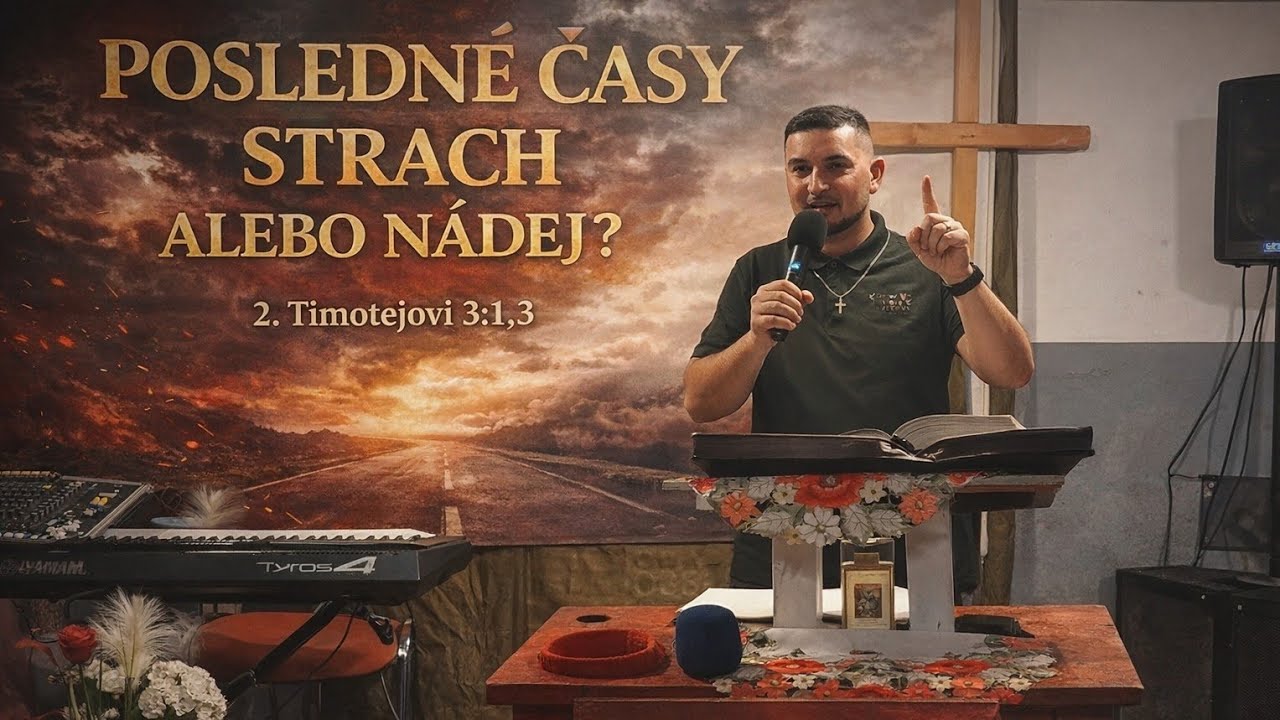 Káže Michal Jaslo  tema: POSLEDNE ČASY STRACH ALEBO NADEJ🔥❓️🔥🔥🔥