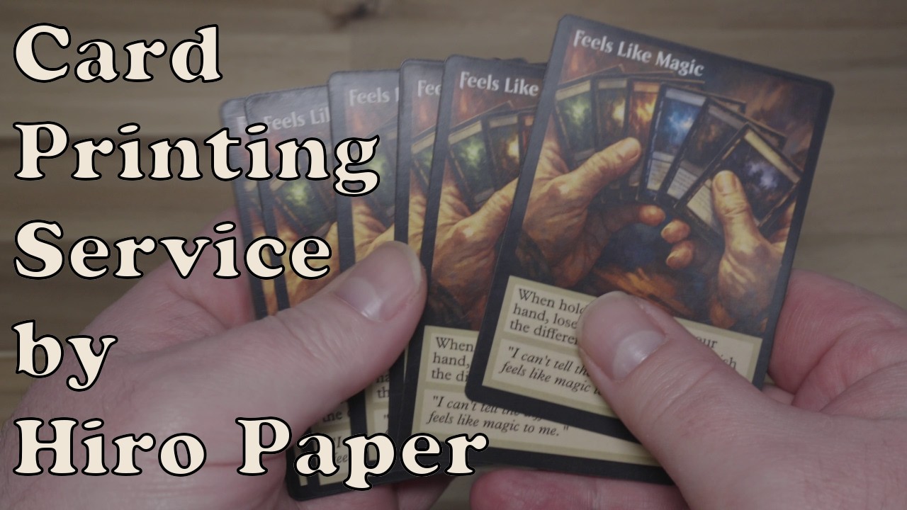 TCG Playing Card Printing Service on Feels Like Magic 320GSM by Hiro Paper