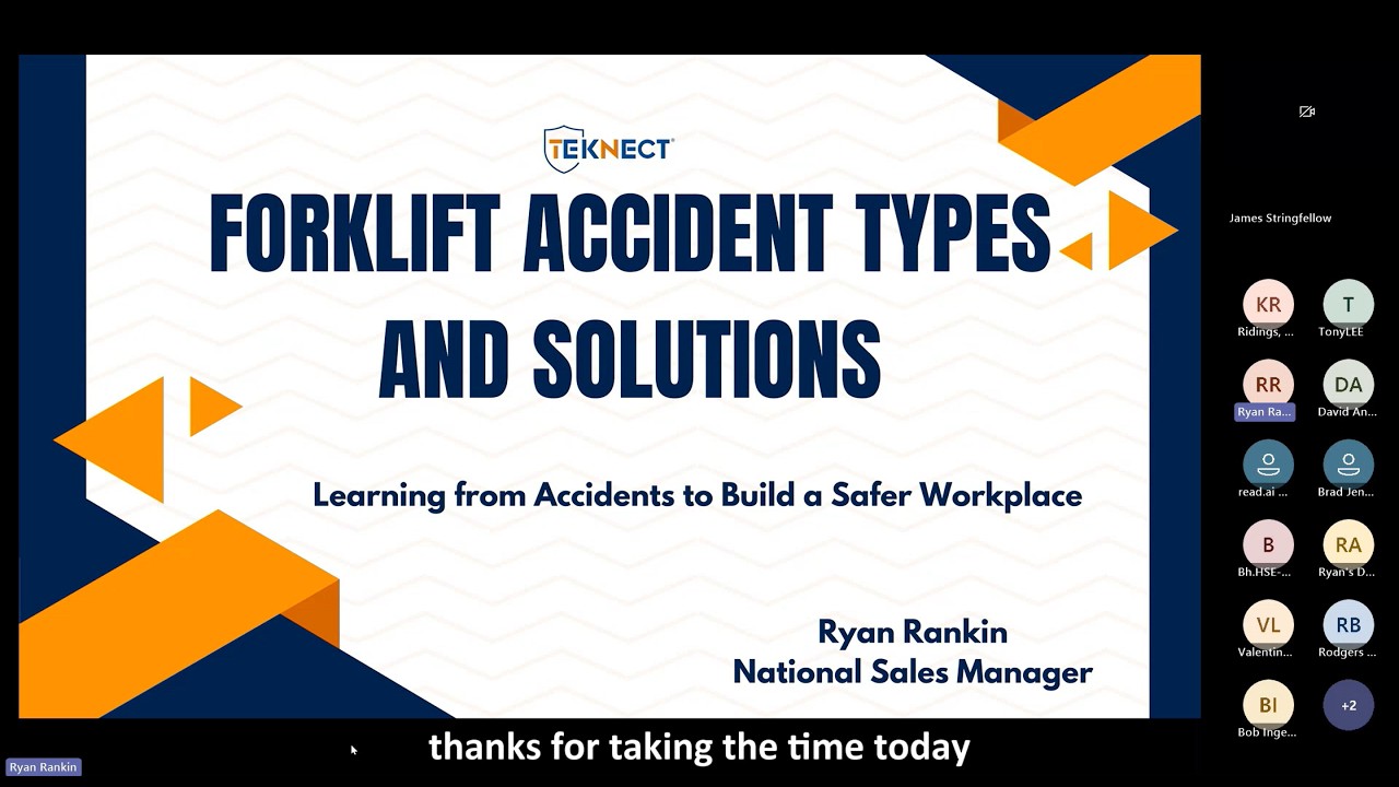 Webinar Recording: Forklift Accident Root Cause Analysis and Preventive Strategies | Forklift Safety