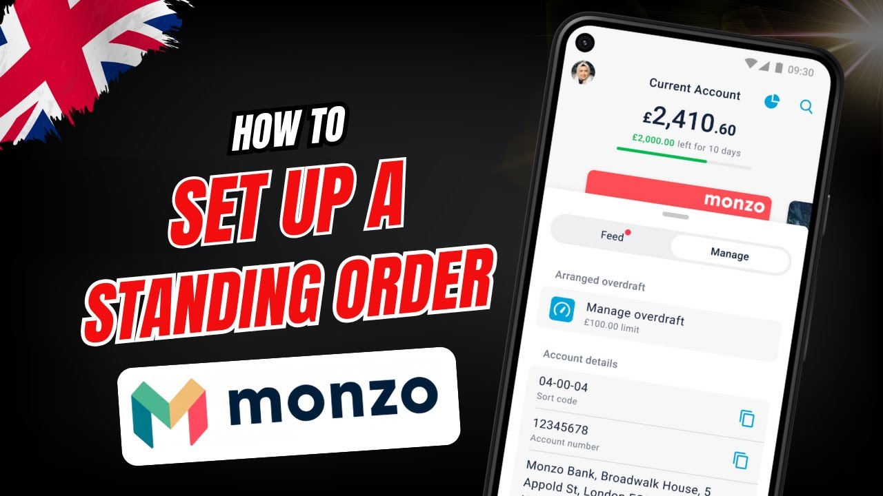 How to Set Up a Standing Order with Monzo Account (2026)