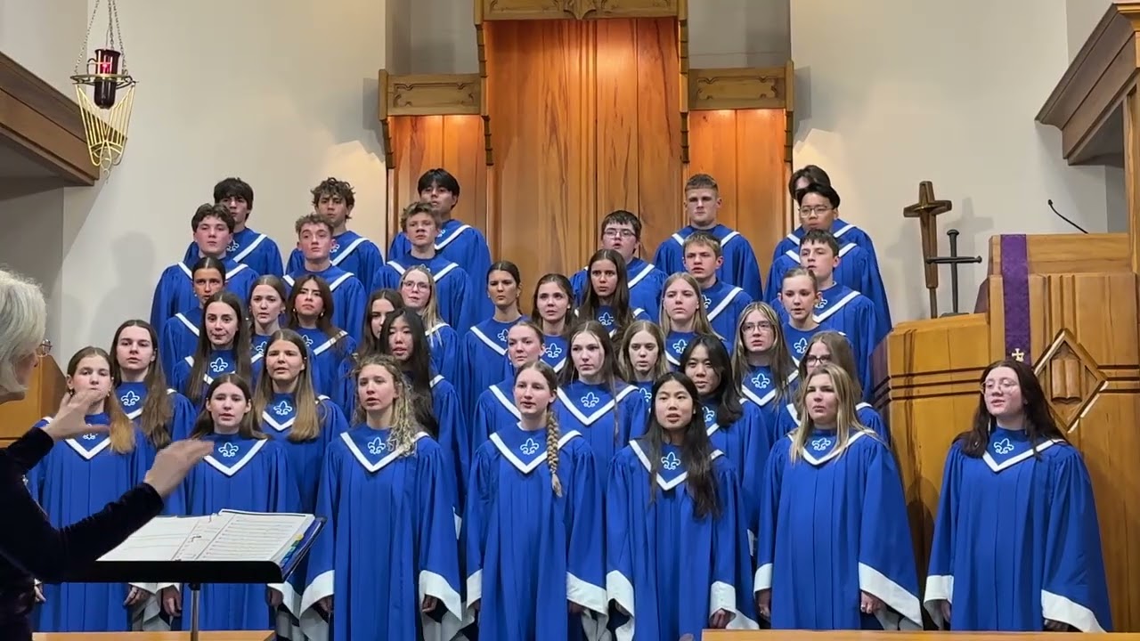 Singing Saints Touring Choir.  Domine Deus Processional.  2-27-26