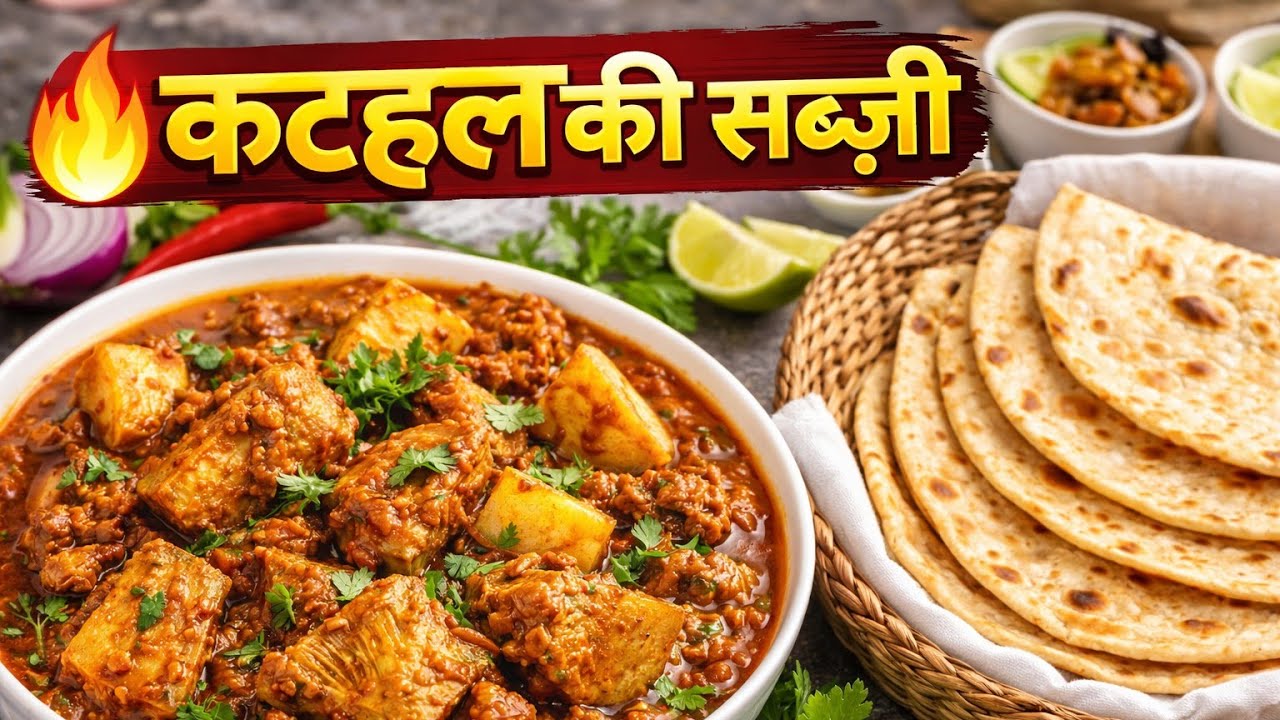DINNER THALI RECIPE SATWIK BHOJAN KATHAL KI SABJI ROTI #live