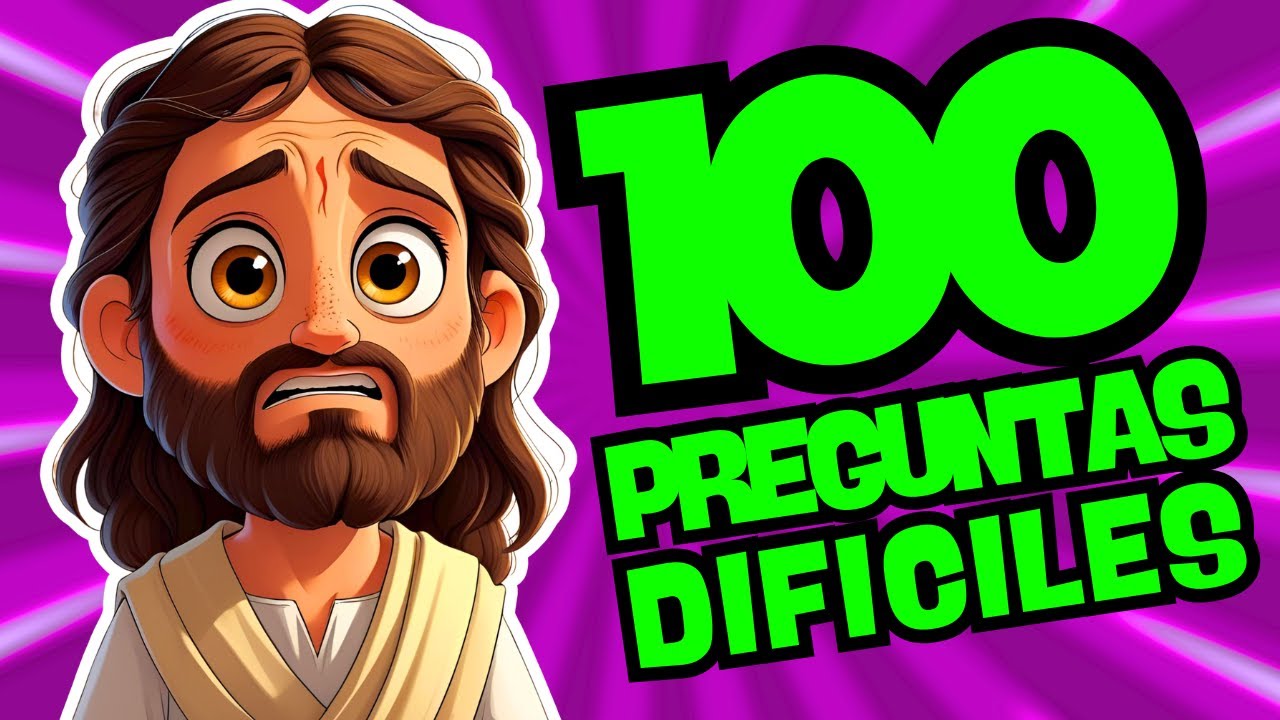 100 PREGUNTAS BÍBLICAS DIFÍCILES 😱❓ EL MAYOR DESAFÍO DE LA BIBLIA PARA CRISTIANOS