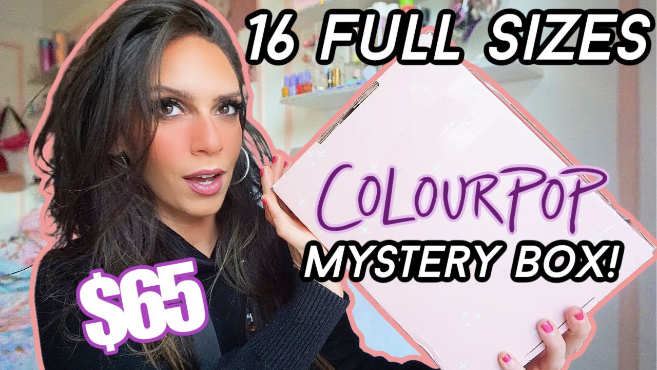 OK COLOURPOP... THIS IS UNREAL BEST MYSTERY BOX EVERRRR