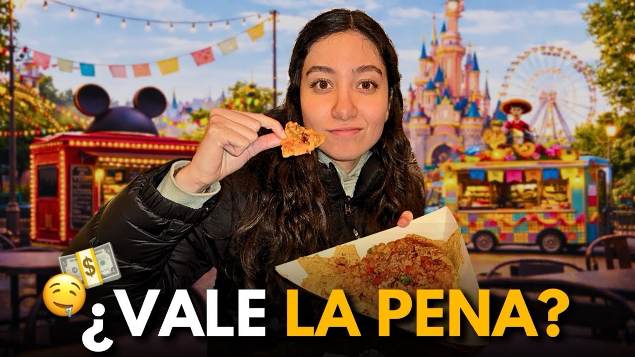 Probando la Comida Callejera de Disneyland Paris 🍿🍦