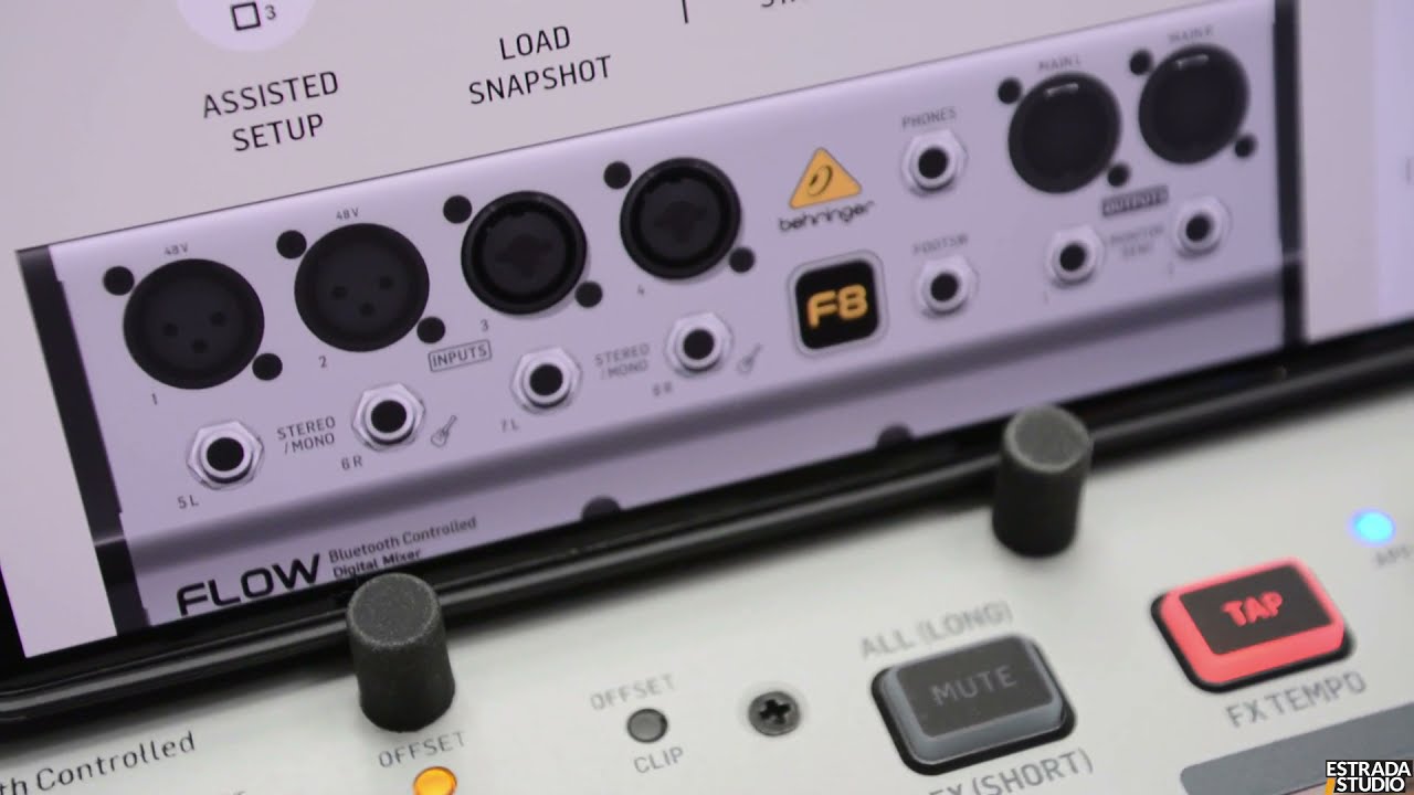 Behringer Flow 8 - interfejs audio i cyfrowy mikser
