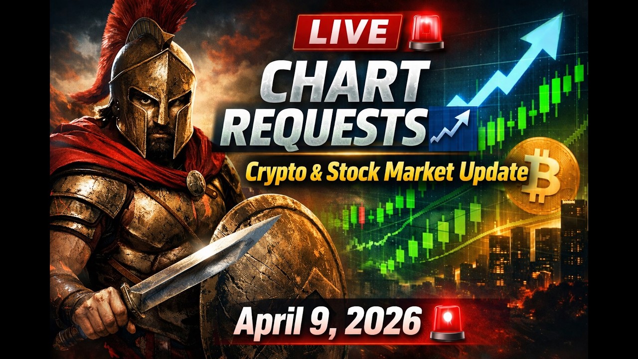 LIVE CHART REQUESTS 📈 Crypto & Stock Market Update | April 9, 2026 🚨