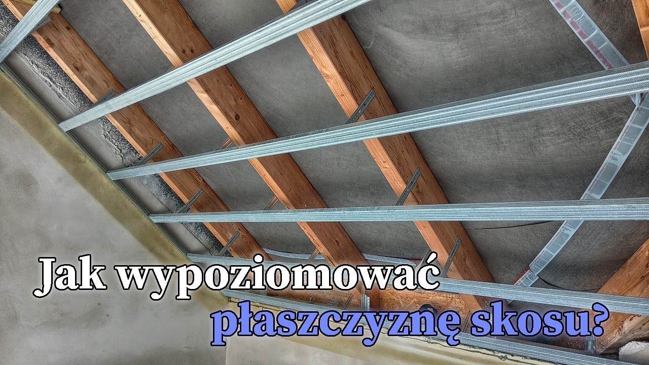 Jak ustawić wieszaki w płaszczyźnie skosu poddasza. #vlogbudowlany