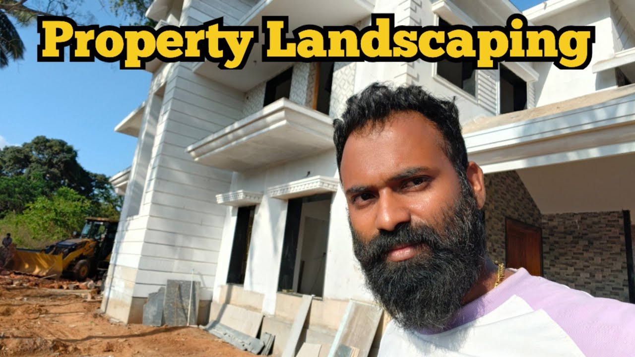 Landscaping of a property | villa construction#goanvlogger  #konkanivlogs #construction