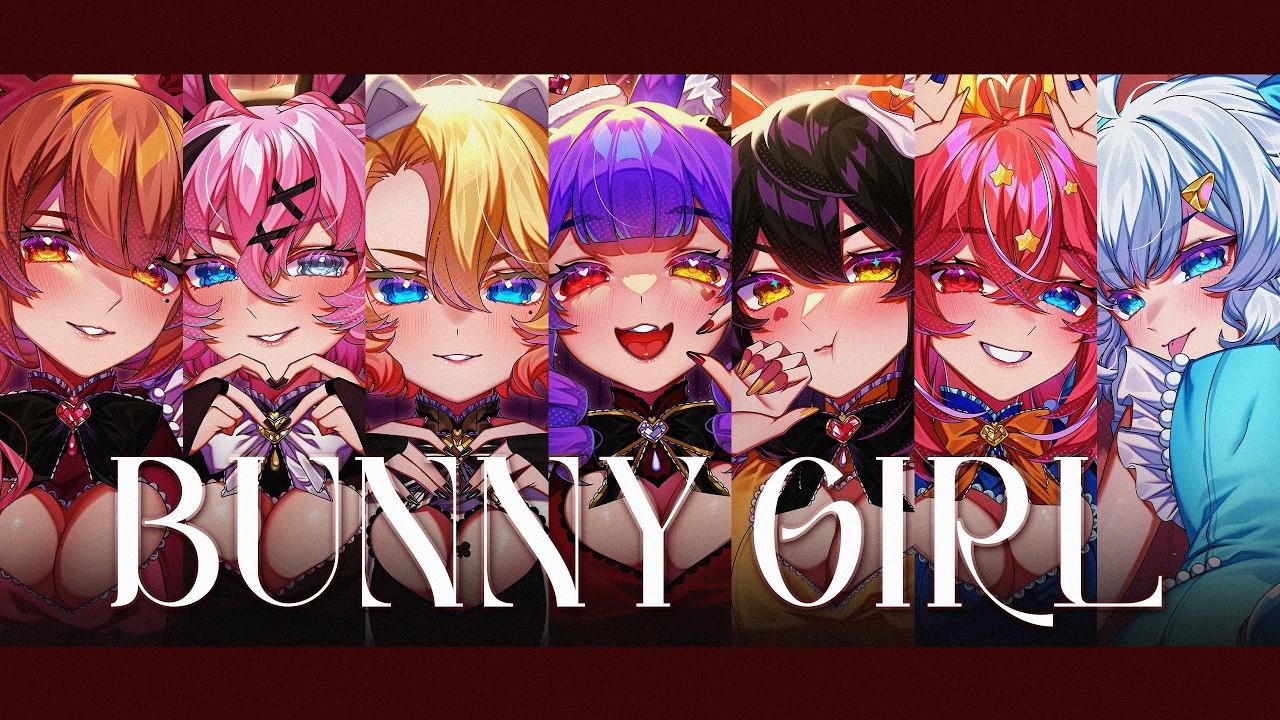 【Cover】Bunny Girl City Pop ver. MV ft. Maddie, Kiichan, Dasu, Eggy, Shiori, Skye, Cunnie