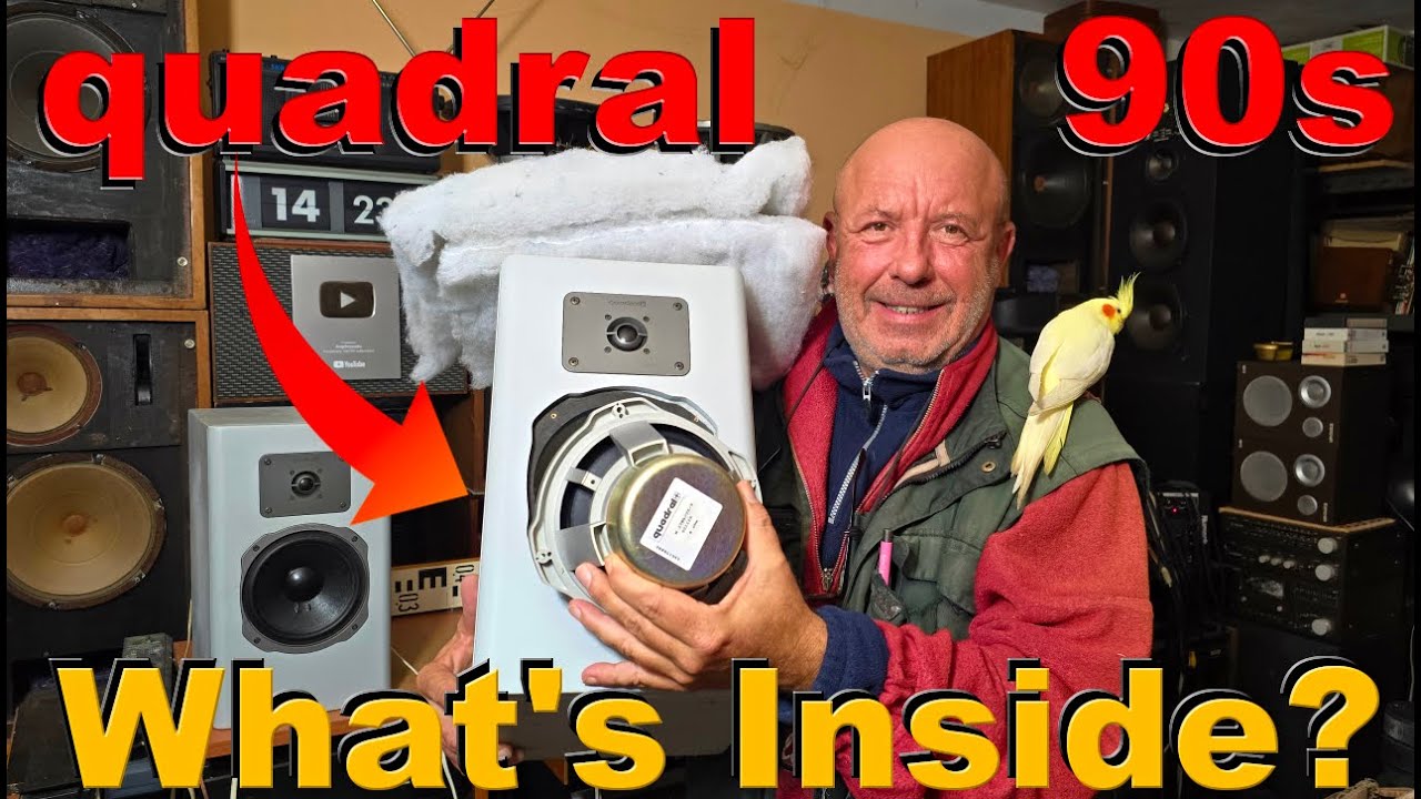 90s Quadral Dauphin MkII Bookshelf SPEAKERS - DIY Restoration & Sound Test What's Inside?