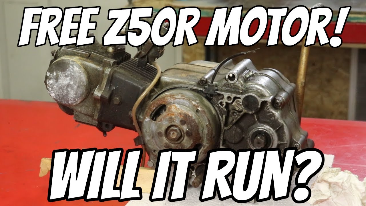 Free 1980 Honda Z50R Motor - Will It Run?