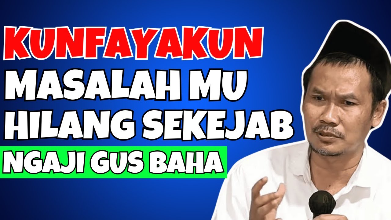 GUS BAHA   JANGAN TAKUT DENGAN MASALAH - NGAJI GUS BAHA TERBARU 2025