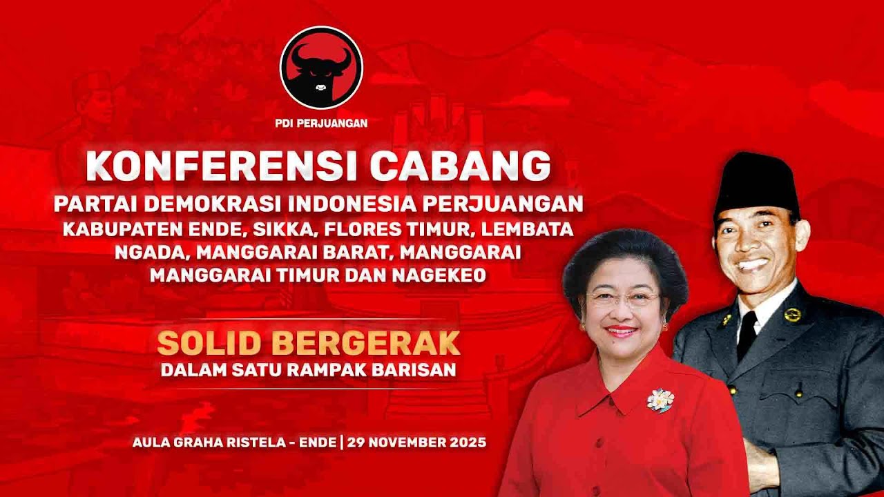 KONFERENSI CABANG PARTAI DEMOKRASI INDONESIA PERJUANGAN SE-NTT