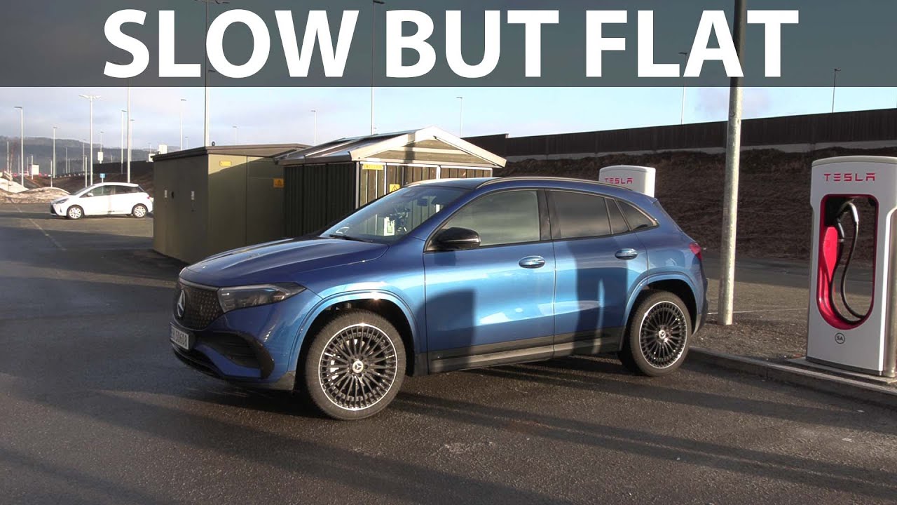 Тест зарядки Mercedes EQA 250+