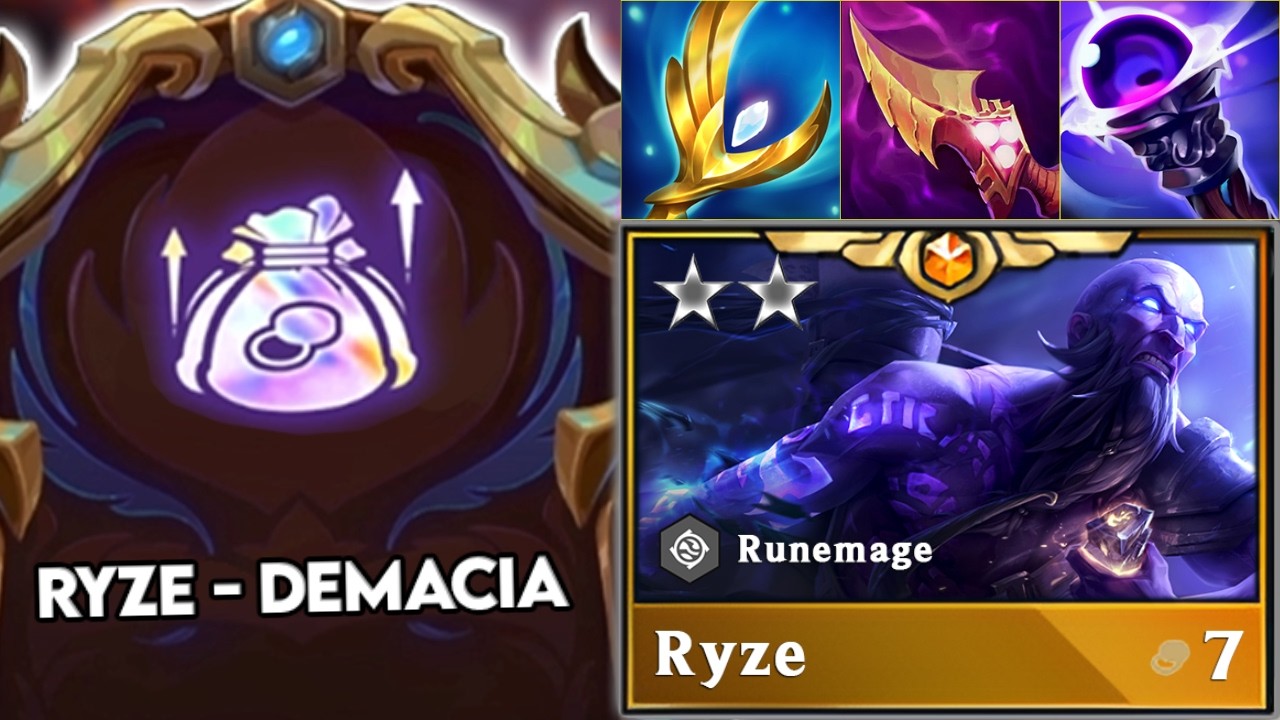 Ryze Demacia : la compo la plus forte (il faut une augment d'économie)