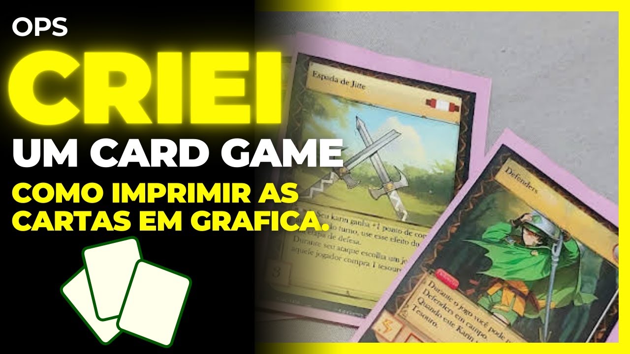 Como criar suas cartas impressas
