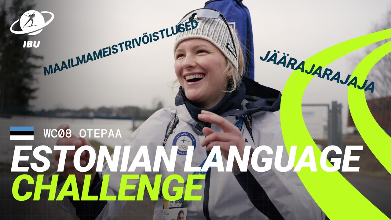 Can Biathletes Speak Estonian? | Language Challenge in Otepaa