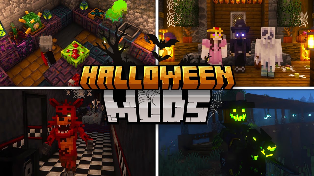 TOP 12 MEJORES Mods para usar en HALLOWEEN | 1.20.1+