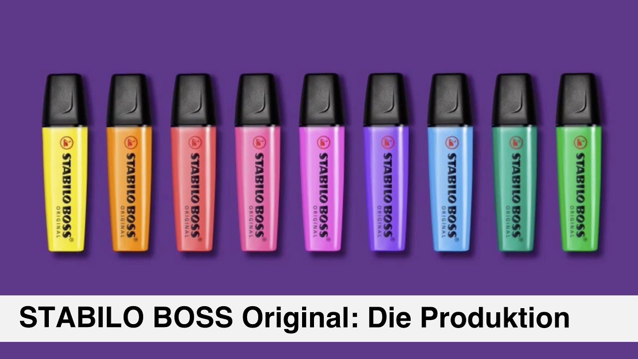 Textmarker STABILO BOSS Original &ndash; Die Produktion