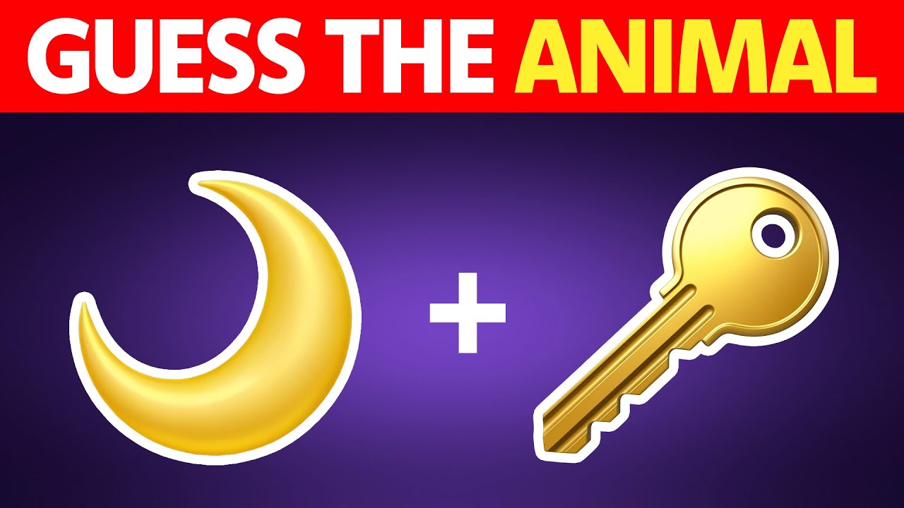 Guess The Animal By Emoji 🐘🦁🐾 Animal Emoji Quiz | SQUIZ