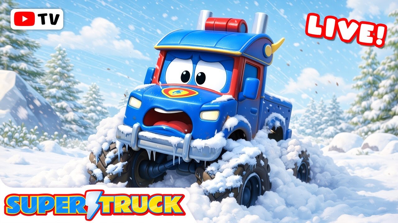 🔴❄️ NA ŻYWO | Super Truck na Ratunek: Zimowa Misja! 🚒⛷️