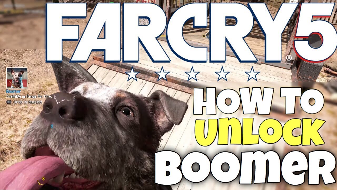 FAR CRY 5 HOW TO GET BOOMER THE DOG (Mans Best Friend) (4K)