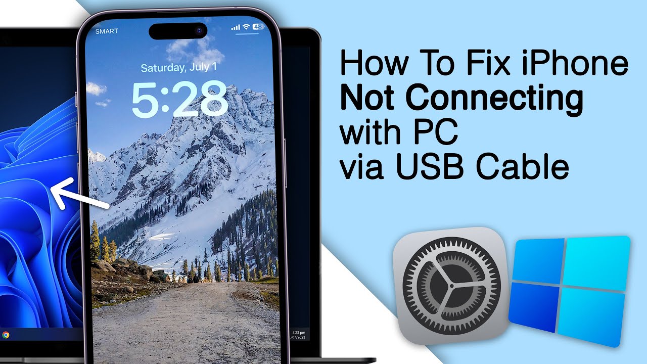 How to fix iPhone Not Connecting to PC Via USB Cable [3 Ways]