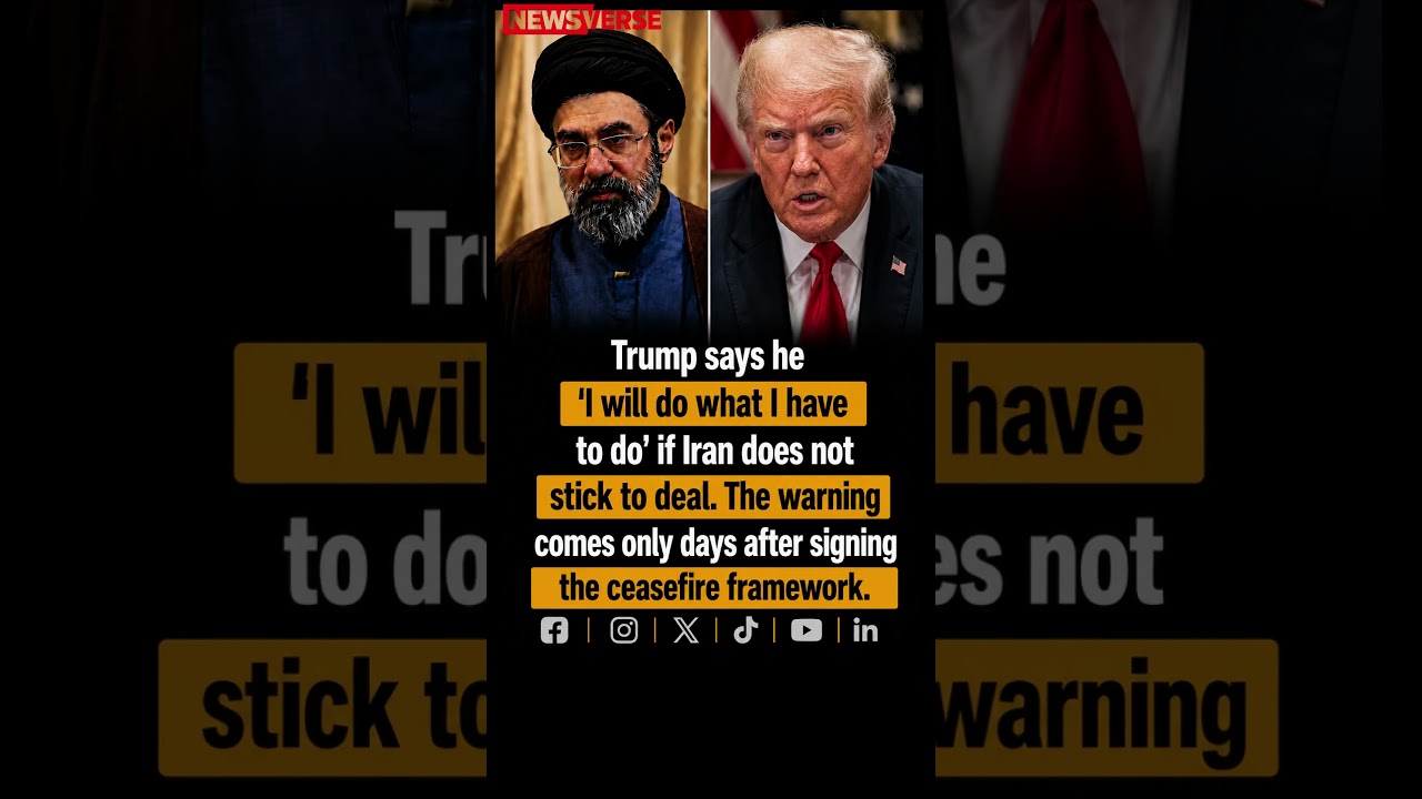 Trump Warns of Strikes if Iran Breaks Ceasefire Deal