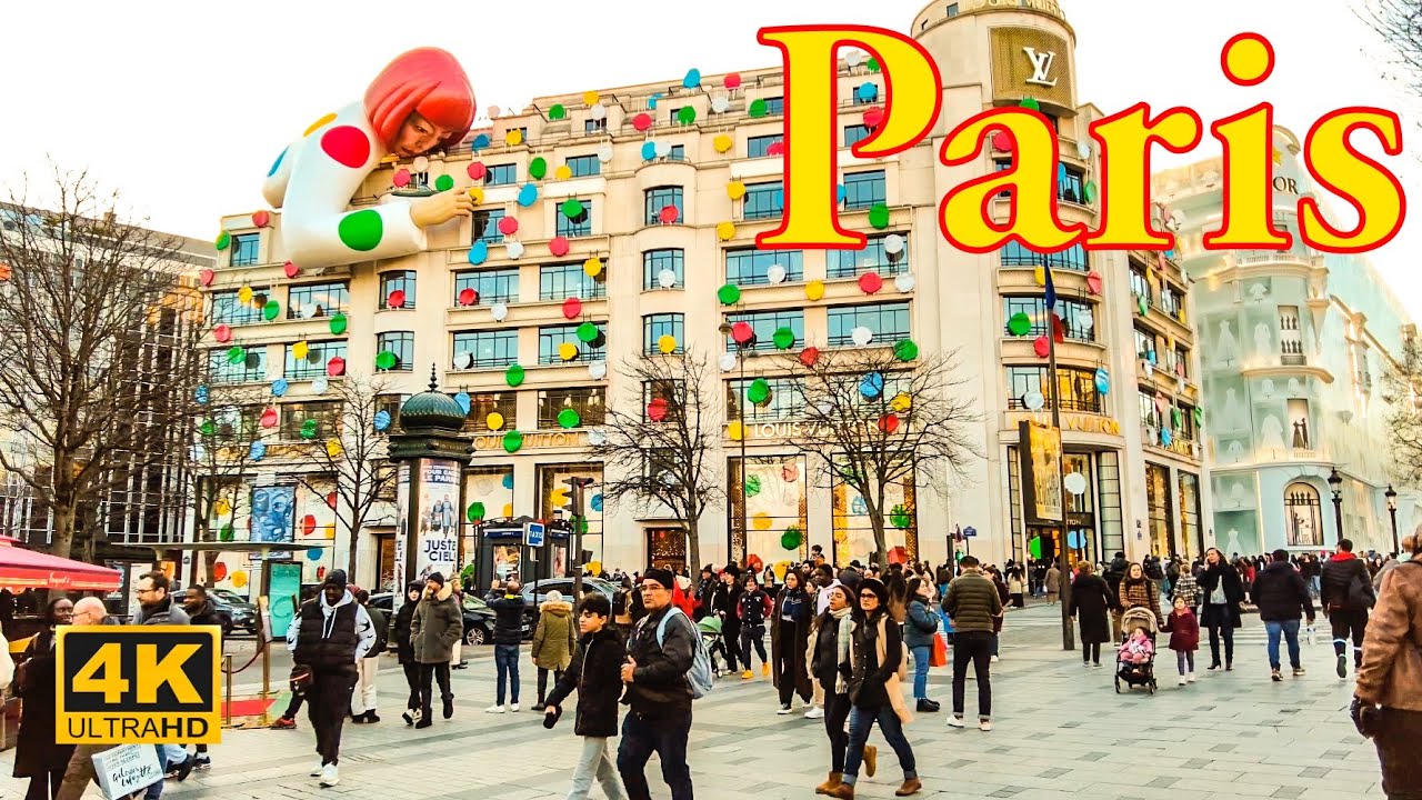 Paris, France🇫🇷 -Paris Walk 2023 4K | Relaxing Walking Tour in Paris | Paris 4K | A Walk In Paris