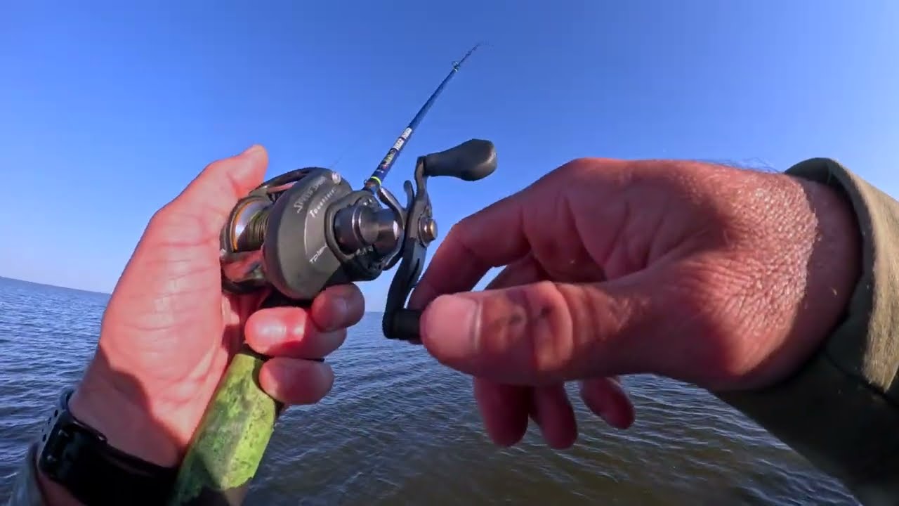 Bay fishing Lake Calcasieu, Louisiana 