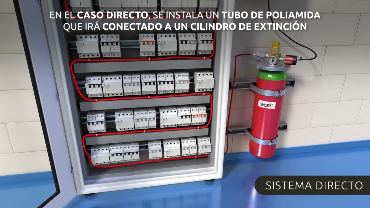 Sistema de detección y extinción de incendio por tubo sensor en cuadros eléctricos - Iberext